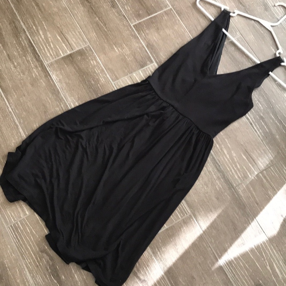 LOFT cross-back jersey dress